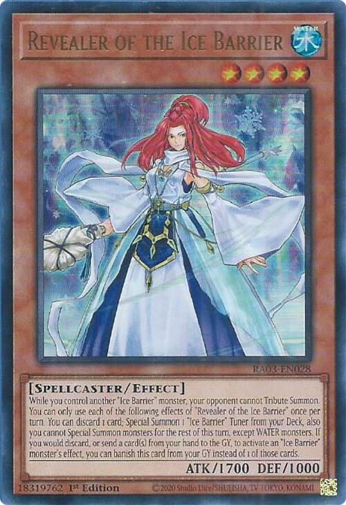 Revealer of the Ice Barrier (UR) [RA03-EN028] Ultra Rare | Exor Games New Glasgow