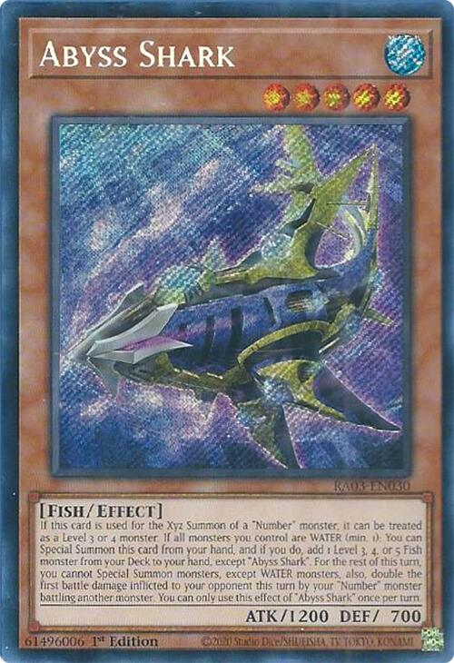 Abyss Shark (Secret Rare) [RA03-EN030] Secret Rare | Exor Games New Glasgow