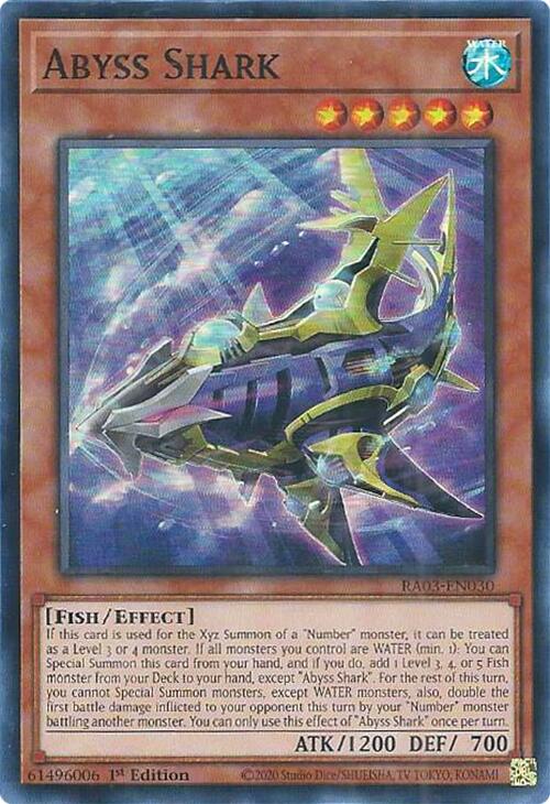 Abyss Shark [RA03-EN030] Super Rare | Exor Games New Glasgow