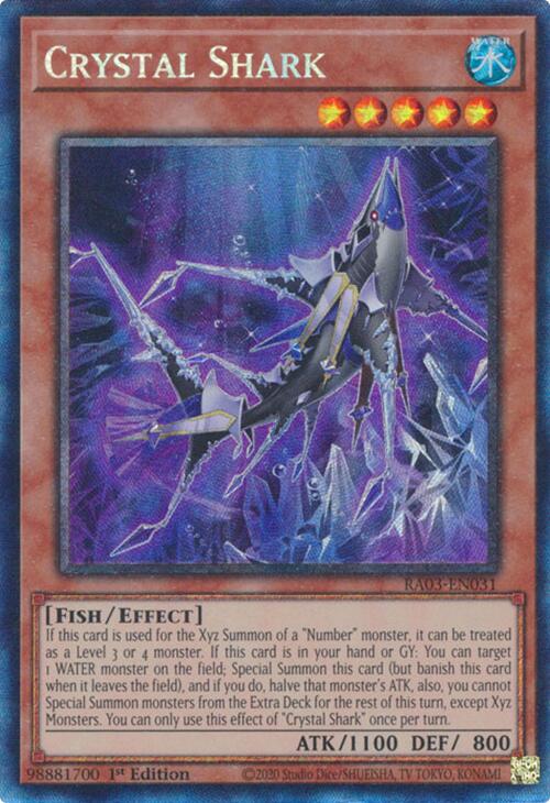 Crystal Shark (CR) [RA03-EN031] Prismatic Collector's Rare | Exor Games New Glasgow