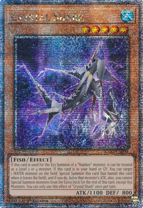 Crystal Shark (Quarter Century Secret Rare) [RA03-EN031] Quarter Century Secret Rare | Exor Games New Glasgow