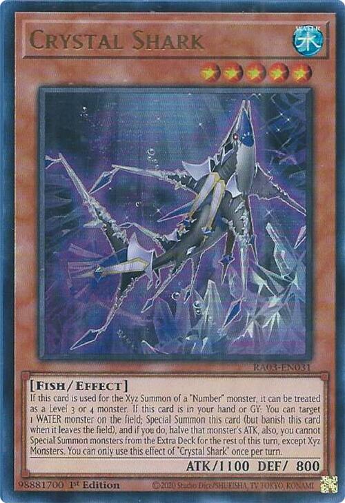 Crystal Shark (UR) [RA03-EN031] Ultra Rare | Exor Games New Glasgow