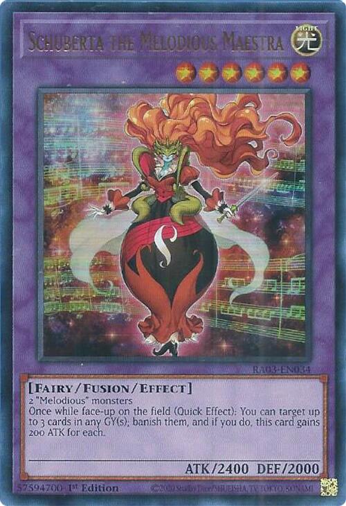 Schuberta the Melodious Maestra (UR) [RA03-EN034] Ultra Rare | Exor Games New Glasgow