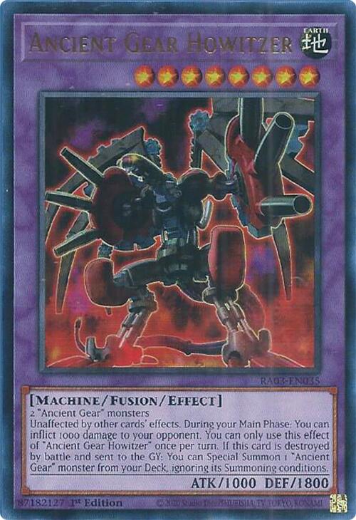 Ancient Gear Howitzer (UR) [RA03-EN035] Ultra Rare | Exor Games New Glasgow