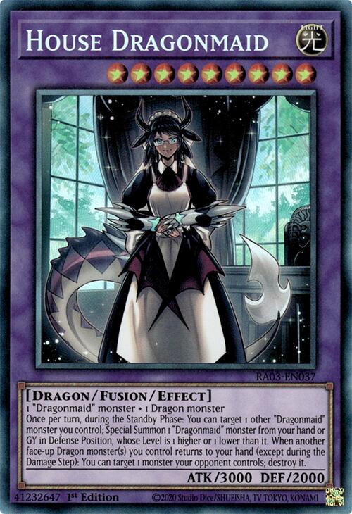 House Dragonmaid (CR) [RA03-EN037] Prismatic Collector's Rare | Exor Games New Glasgow