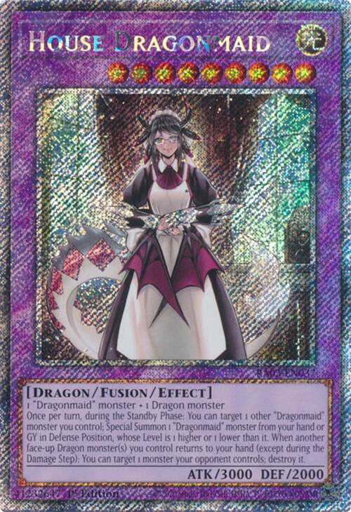 House Dragonmaid (Platinum Secret Rare) [RA03-EN037] Platinum Secret Rare | Exor Games New Glasgow