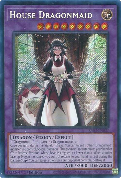 House Dragonmaid (Secret Rare) [RA03-EN037] Secret Rare | Exor Games New Glasgow