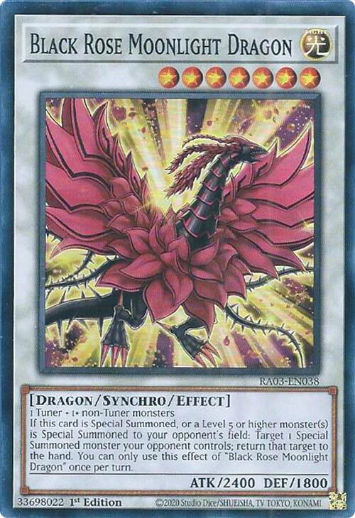 Black Rose Moonlight Dragon [RA03-EN038] Super Rare | Exor Games New Glasgow