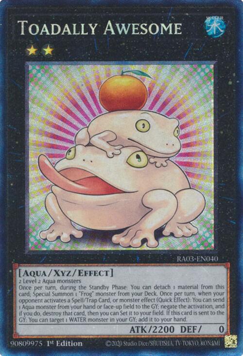 Toadally Awesome (CR) [RA03-EN040] Prismatic Collector's Rare | Exor Games New Glasgow