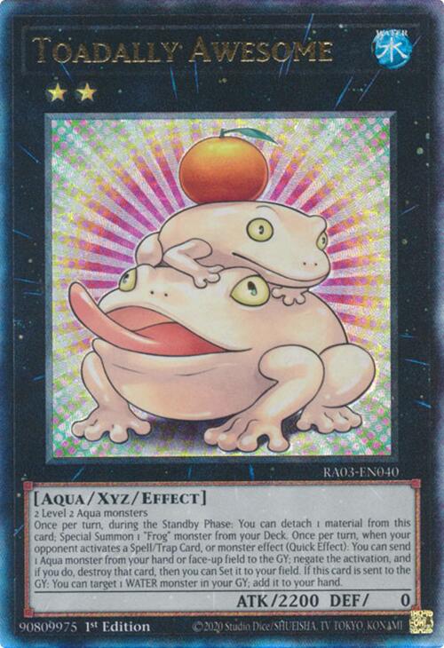 Toadally Awesome (UTR) [RA03-EN040] Prismatic Ultimate Rare | Exor Games New Glasgow