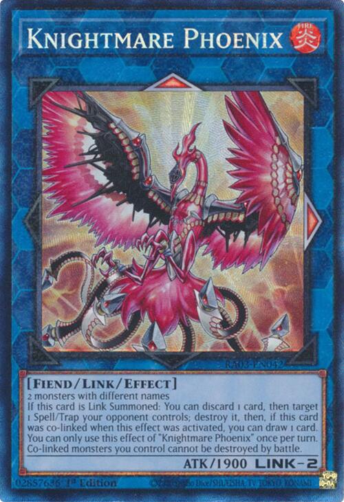 Knightmare Phoenix (CR) [RA03-EN042] Prismatic Collector's Rare | Exor Games New Glasgow