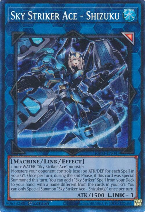 Sky Striker Ace - Shizuku (CR) [RA03-EN043] Prismatic Collector's Rare | Exor Games New Glasgow