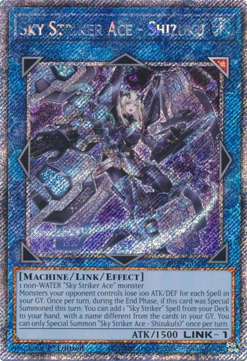 Sky Striker Ace - Shizuku (Platinum Secret Rare) [RA03-EN043] Platinum Secret Rare | Exor Games New Glasgow