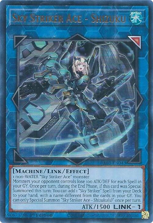 Sky Striker Ace - Shizuku (UR) [RA03-EN043] Ultra Rare | Exor Games New Glasgow