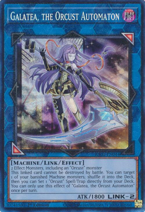 Galatea, the Orcust Automaton (CR) [RA03-EN044] Prismatic Collector's Rare | Exor Games New Glasgow