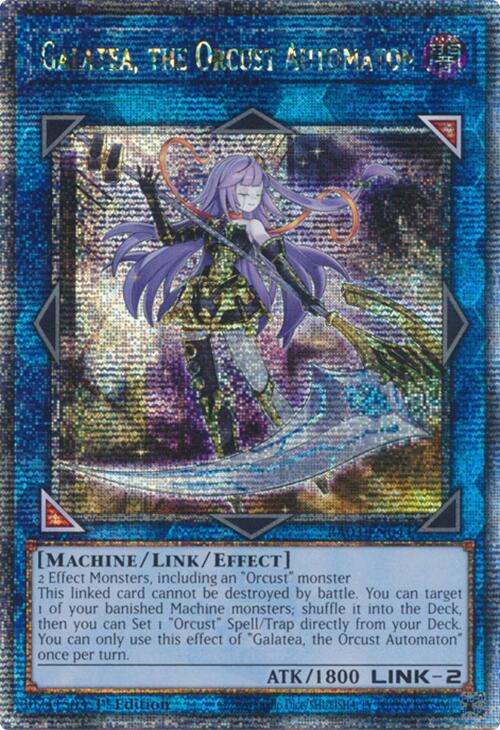 Galatea, the Orcust Automaton (Quarter Century Secret Rare) [RA03-EN044] Quarter Century Secret Rare | Exor Games New Glasgow