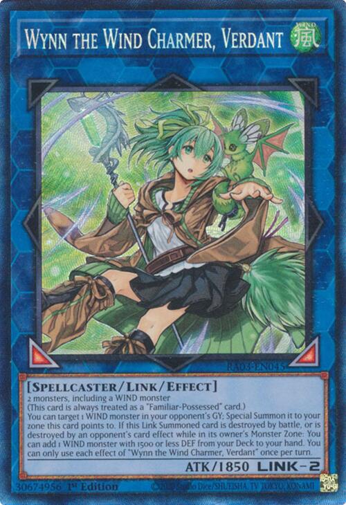 Wynn the Wind Charmer, Verdant (CR) [RA03-EN045] Prismatic Collector's Rare | Exor Games New Glasgow