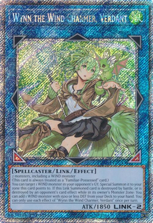 Wynn the Wind Charmer, Verdant (Platinum Secret Rare) [RA03-EN045] Platinum Secret Rare | Exor Games New Glasgow