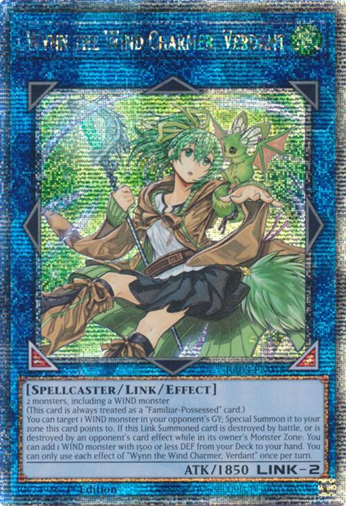 Wynn the Wind Charmer, Verdant (Quarter Century Secret Rare) [RA03-EN045] Quarter Century Secret Rare | Exor Games New Glasgow