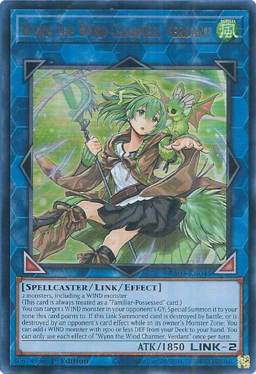 Wynn the Wind Charmer, Verdant (UR) [RA03-EN045] Ultra Rare | Exor Games New Glasgow