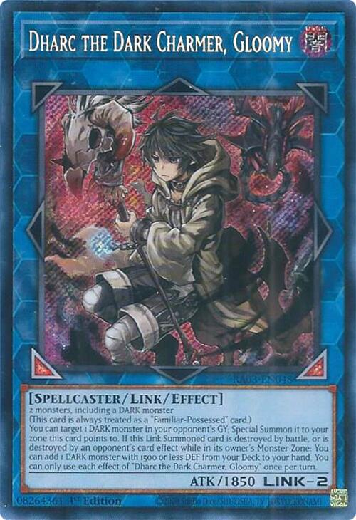 Dharc the Dark Charmer, Gloomy (Secret Rare) [RA03-EN048] Secret Rare | Exor Games New Glasgow