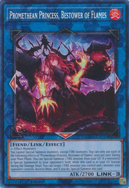 Promethean Princess, Bestower of Flames (CR) [RA03-EN050] Prismatic Collector's Rare | Exor Games New Glasgow