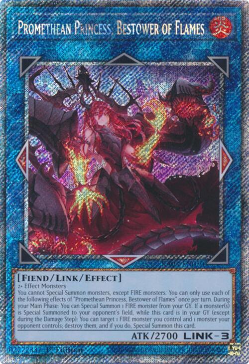 Promethean Princess, Bestower of Flames (Platinum Secret Rare) [RA03-EN050] Platinum Secret Rare | Exor Games New Glasgow