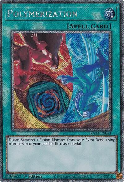 Polymerization (Platinum Secret Rare) [RA03-EN051] Platinum Secret Rare | Exor Games New Glasgow