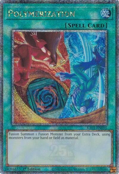 Polymerization (Quarter Century Secret Rare) [RA03-EN051] Quarter Century Secret Rare | Exor Games New Glasgow