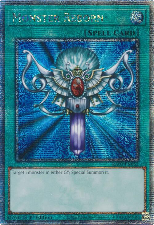 Monster Reborn (Quarter Century Secret Rare) [RA03-EN052] Quarter Century Secret Rare | Exor Games New Glasgow