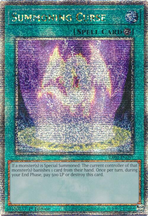 Summoning Curse (Quarter Century Secret Rare) [RA03-EN057] Quarter Century Secret Rare | Exor Games New Glasgow