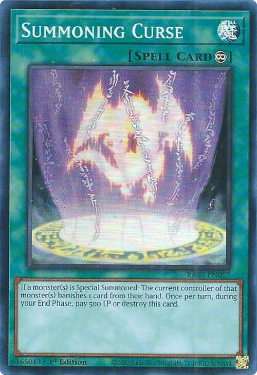 Summoning Curse [RA03-EN057] Super Rare | Exor Games New Glasgow