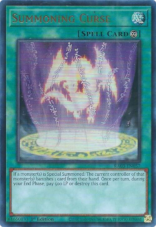 Summoning Curse (UR) [RA03-EN057] Ultra Rare | Exor Games New Glasgow
