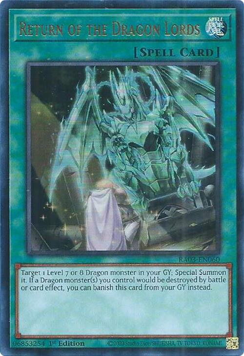 Return of the Dragon Lords (UR) [RA03-EN060] Ultra Rare | Exor Games New Glasgow