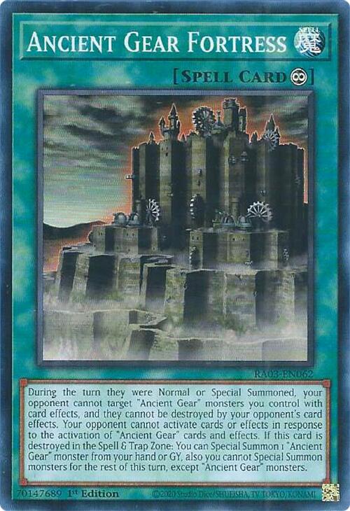 Ancient Gear Fortress [RA03-EN062] Super Rare | Exor Games New Glasgow