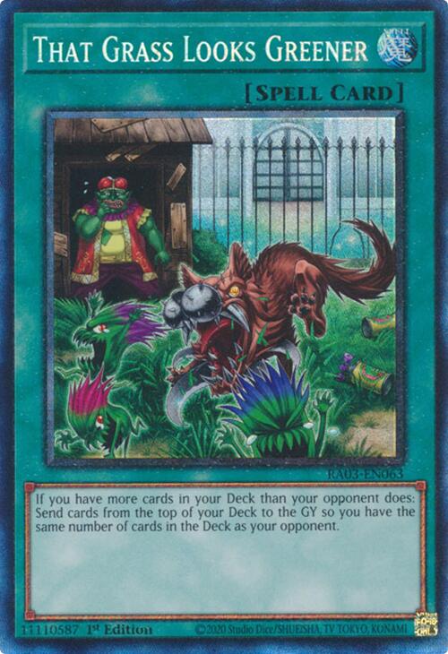 That Grass Looks Greener (CR) [RA03-EN063] Prismatic Collector's Rare | Exor Games New Glasgow