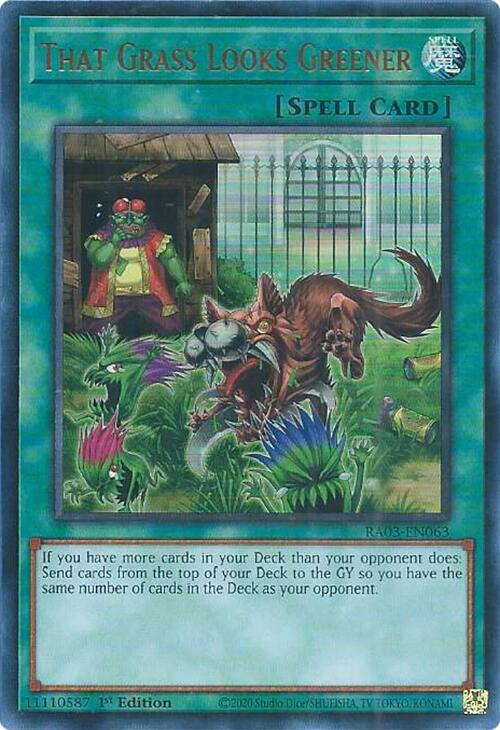 That Grass Looks Greener (UR) [RA03-EN063] Ultra Rare | Exor Games New Glasgow