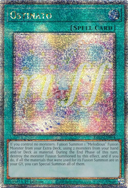 Ostinato (Quarter Century Secret Rare) [RA03-EN064] Quarter Century Secret Rare | Exor Games New Glasgow