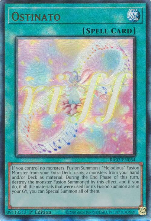 Ostinato (UTR) [RA03-EN064] Prismatic Ultimate Rare | Exor Games New Glasgow