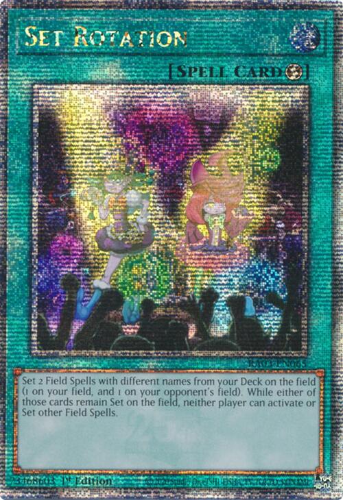 Set Rotation (Quarter Century Secret Rare) [RA03-EN065] Quarter Century Secret Rare | Exor Games New Glasgow