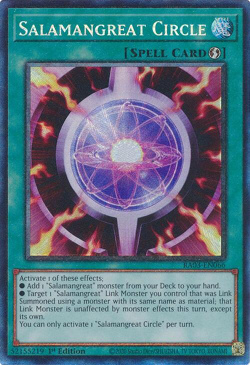 Salamangreat Circle (CR) [RA03-EN066] Prismatic Collector's Rare | Exor Games New Glasgow