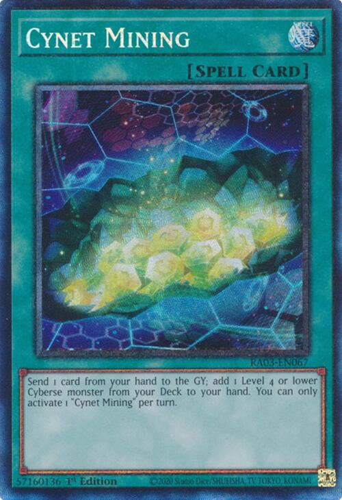 Cynet Mining (CR) [RA03-EN067] Prismatic Collector's Rare | Exor Games New Glasgow