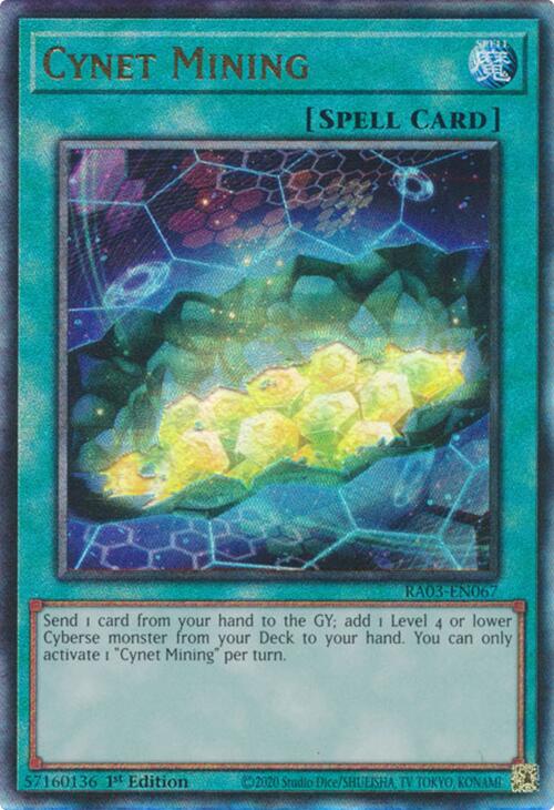 Cynet Mining (UTR) [RA03-EN067] Prismatic Ultimate Rare | Exor Games New Glasgow