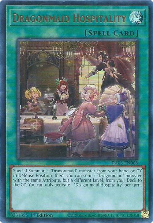 Dragonmaid Hospitality (UR) [RA03-EN068] Ultra Rare | Exor Games New Glasgow