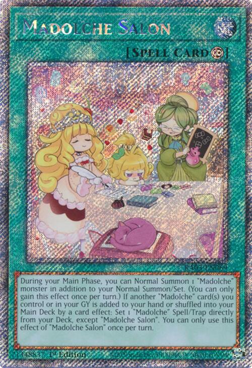 Madolche Salon (Platinum Secret Rare) [RA03-EN069] Platinum Secret Rare | Exor Games New Glasgow