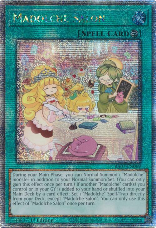 Madolche Salon (Quarter Century Secret Rare) [RA03-EN069] Quarter Century Secret Rare | Exor Games New Glasgow