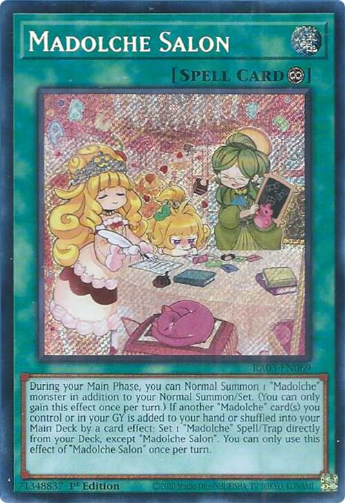 Madolche Salon (Secret Rare) [RA03-EN069] Secret Rare | Exor Games New Glasgow