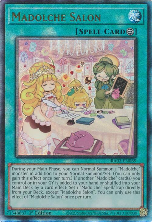 Madolche Salon (UTR) [RA03-EN069] Prismatic Ultimate Rare | Exor Games New Glasgow
