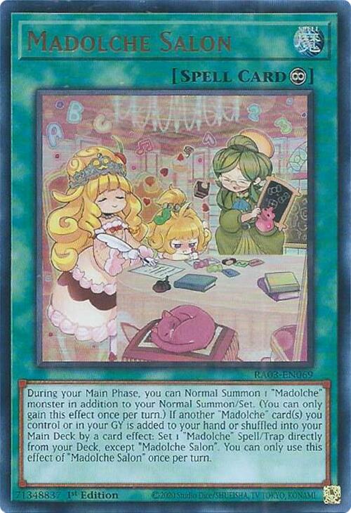 Madolche Salon (UR) [RA03-EN069] Ultra Rare | Exor Games New Glasgow