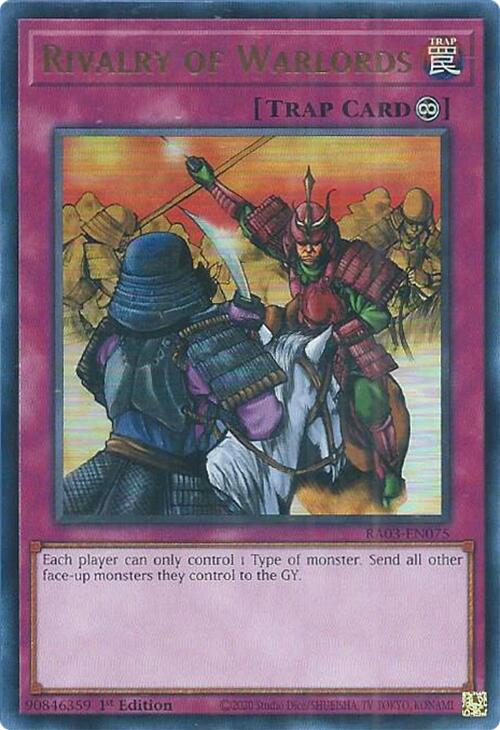 Rivalry of Warlords (UR) [RA03-EN075] Ultra Rare | Exor Games New Glasgow